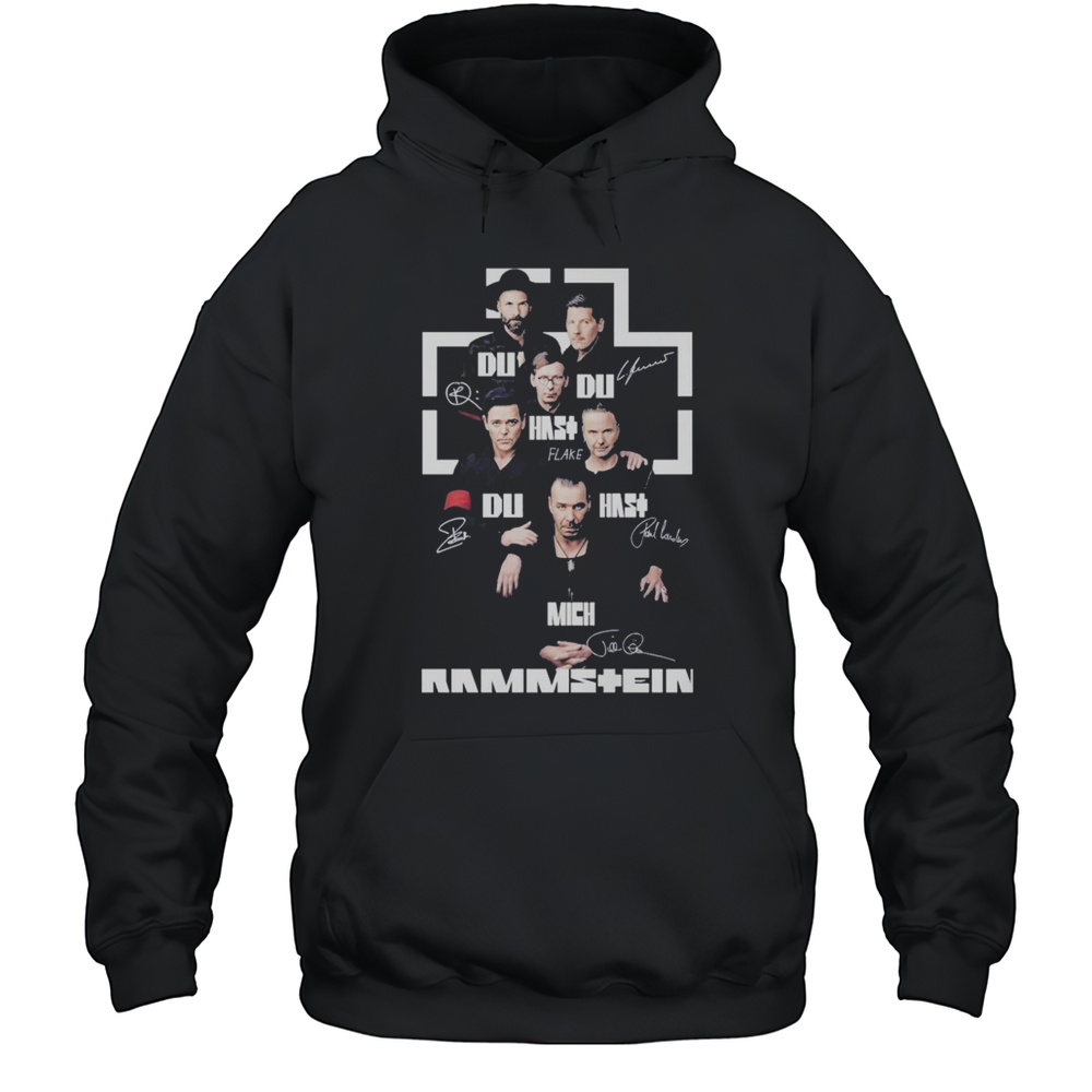 Rammstein Photo Signatures 2025 T-Shirt Unisex Hoodie