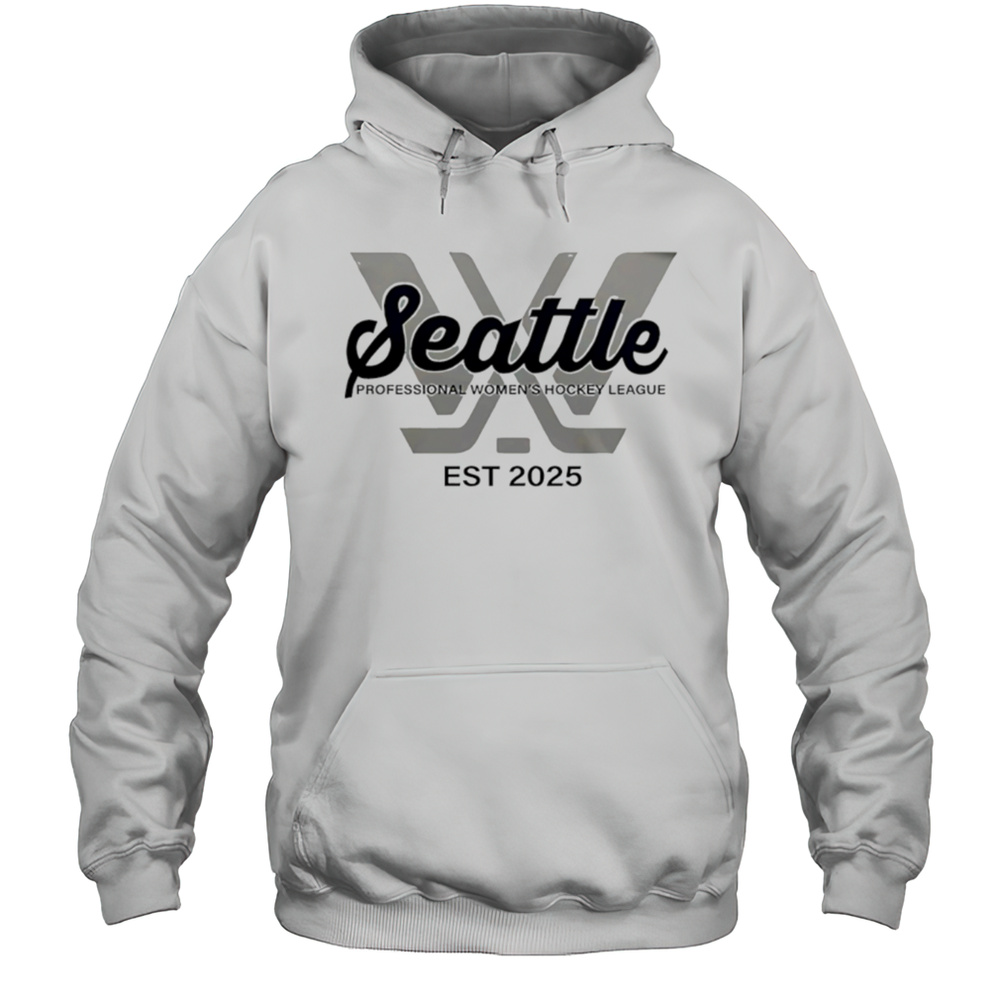 Seattle Storm Professional Womens Hockey League EST 2025 Shirt Unisex Hoodie