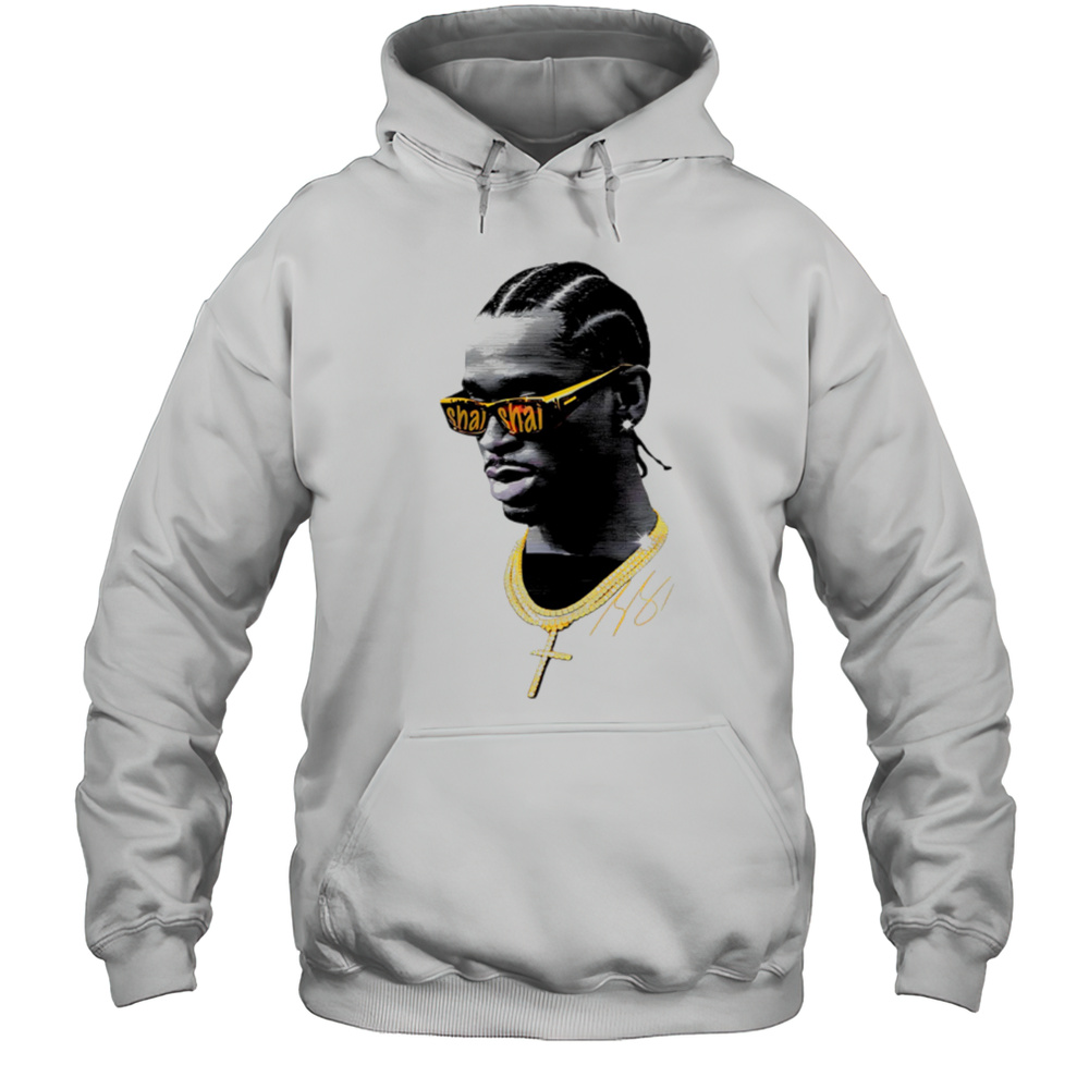Shai Gilgeous Alexander Bootleg Rap Tee Style 2025 Nba Mvp Shirt Unisex Hoodie