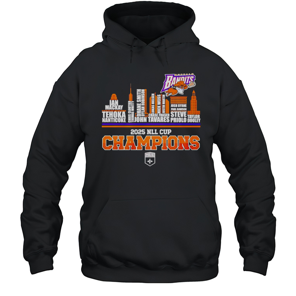 Skyline 2025 NLL Cup Champions Buffalo Bandits Shirt Unisex Hoodie