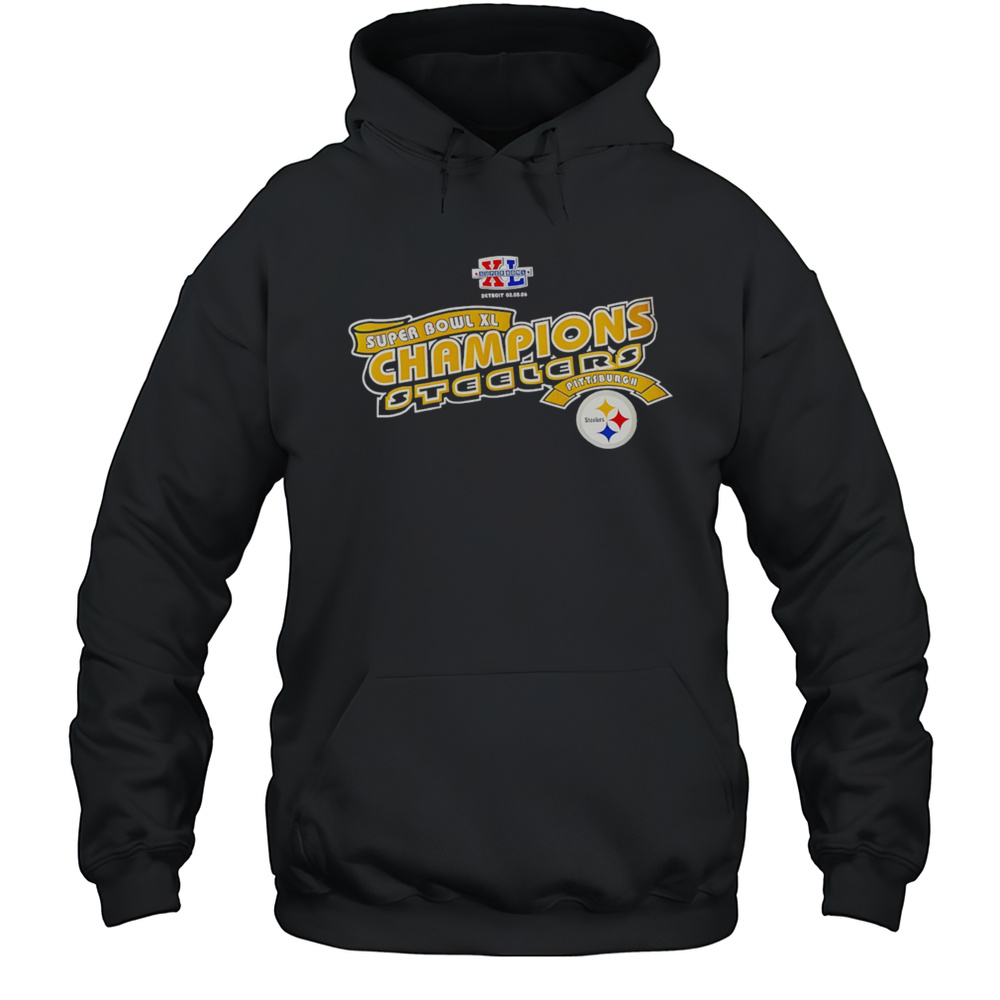 Super Bowl Xl Champions Steelers Shirt Unisex Hoodie