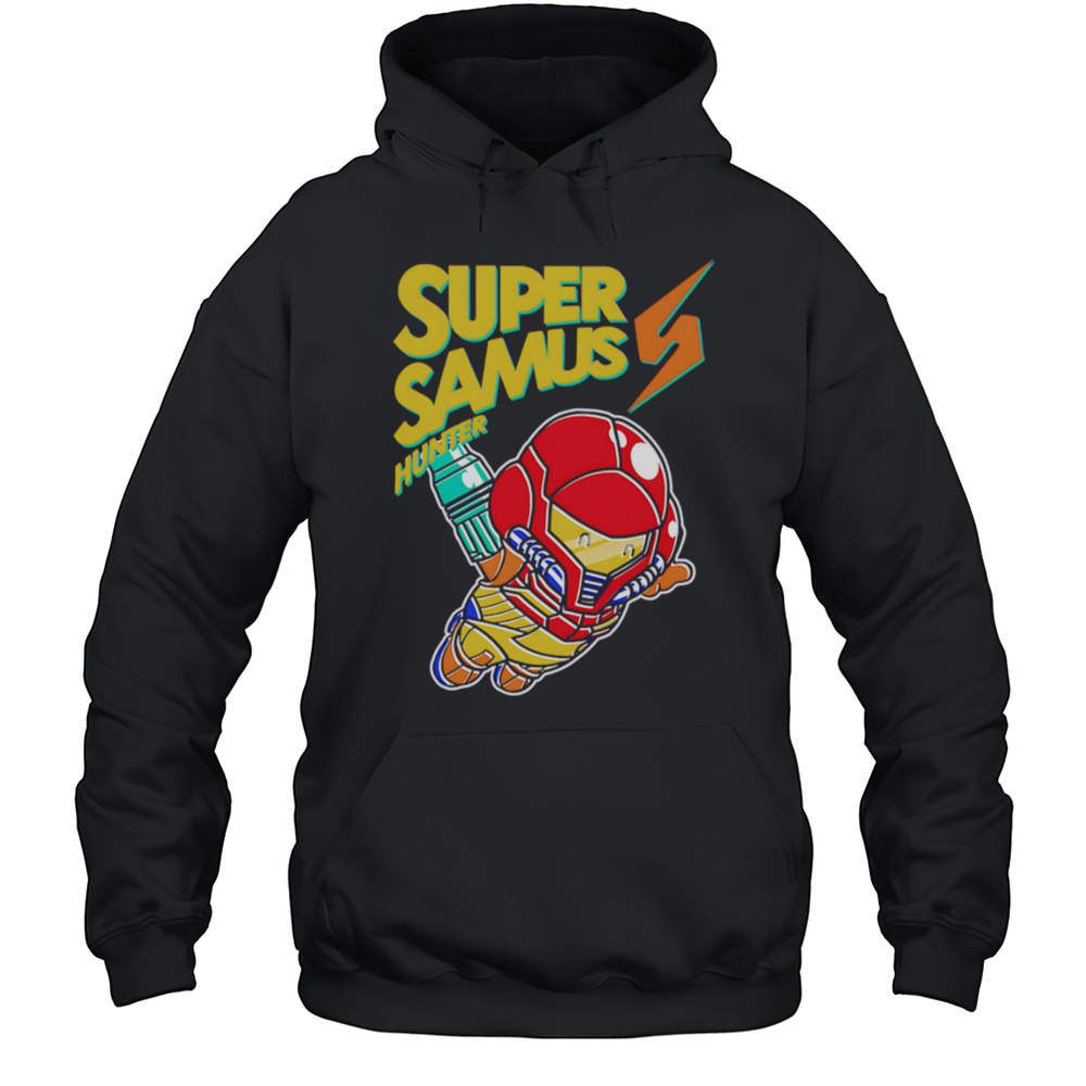 Super Samus Hunter Robot Shirt Unisex Hoodie