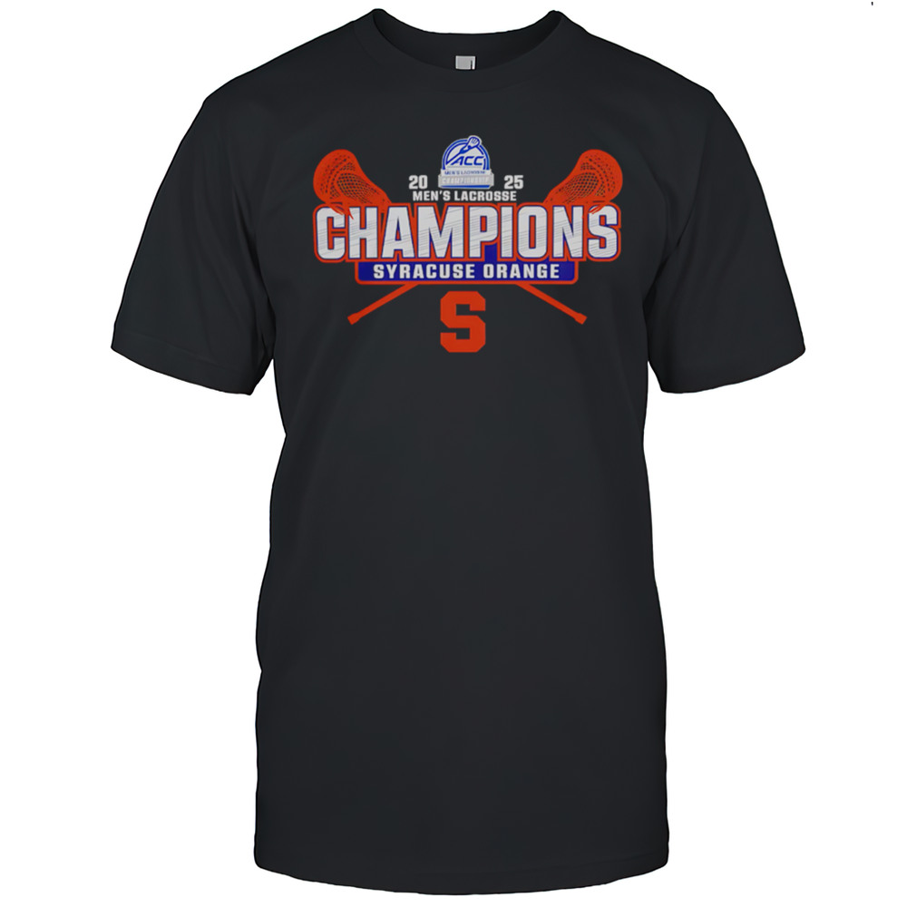 Syracuse Orange 2025 ACC Mens Lacrosse Conference Champions Shirt