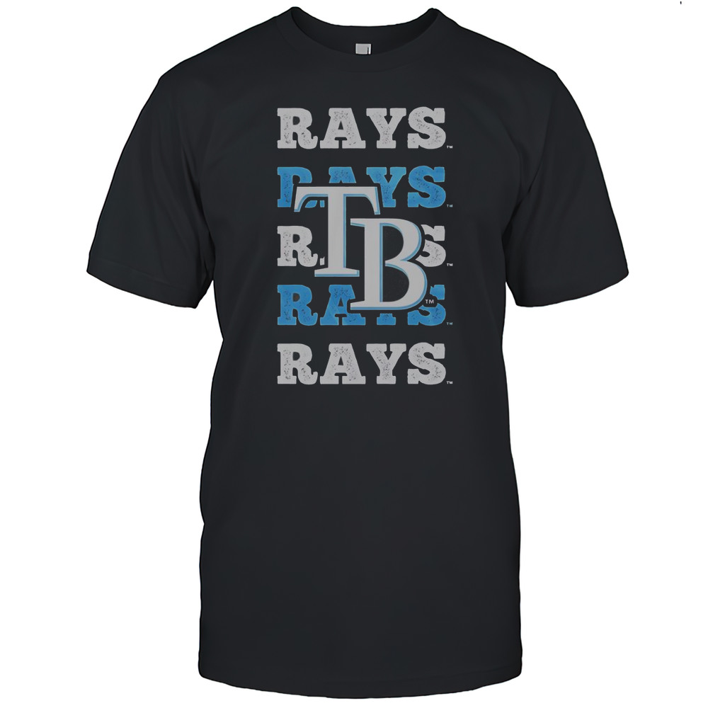 Tampa Bay Rays Logo Repeat T-Shirt
