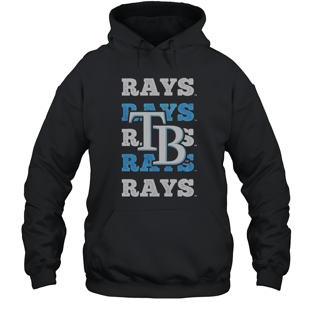 Tampa Bay Rays Logo Repeat T-Shirt Unisex Hoodie
