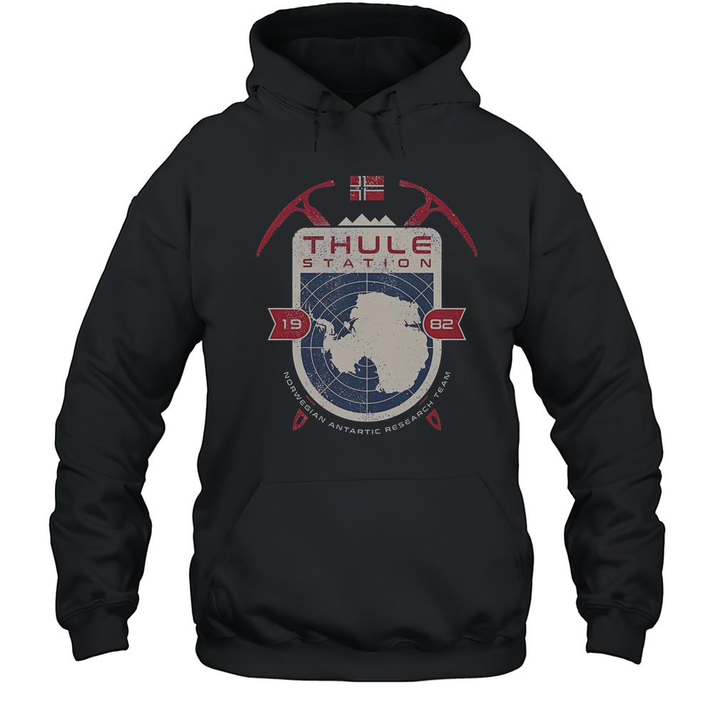 Thule Station 1982 Norwegian Antartic Research Team T-Shirt Unisex Hoodie