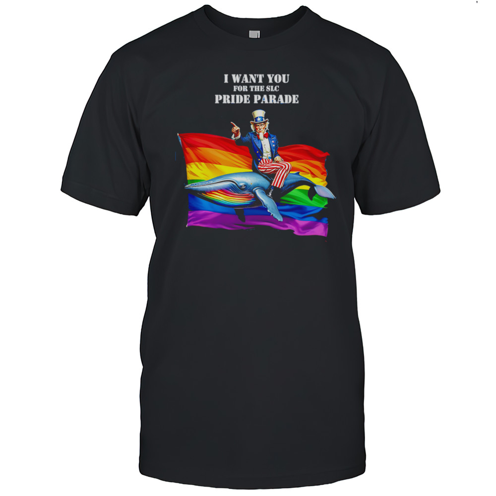 Uncle Sam I Want You For The SLC Pride Parade Shirt