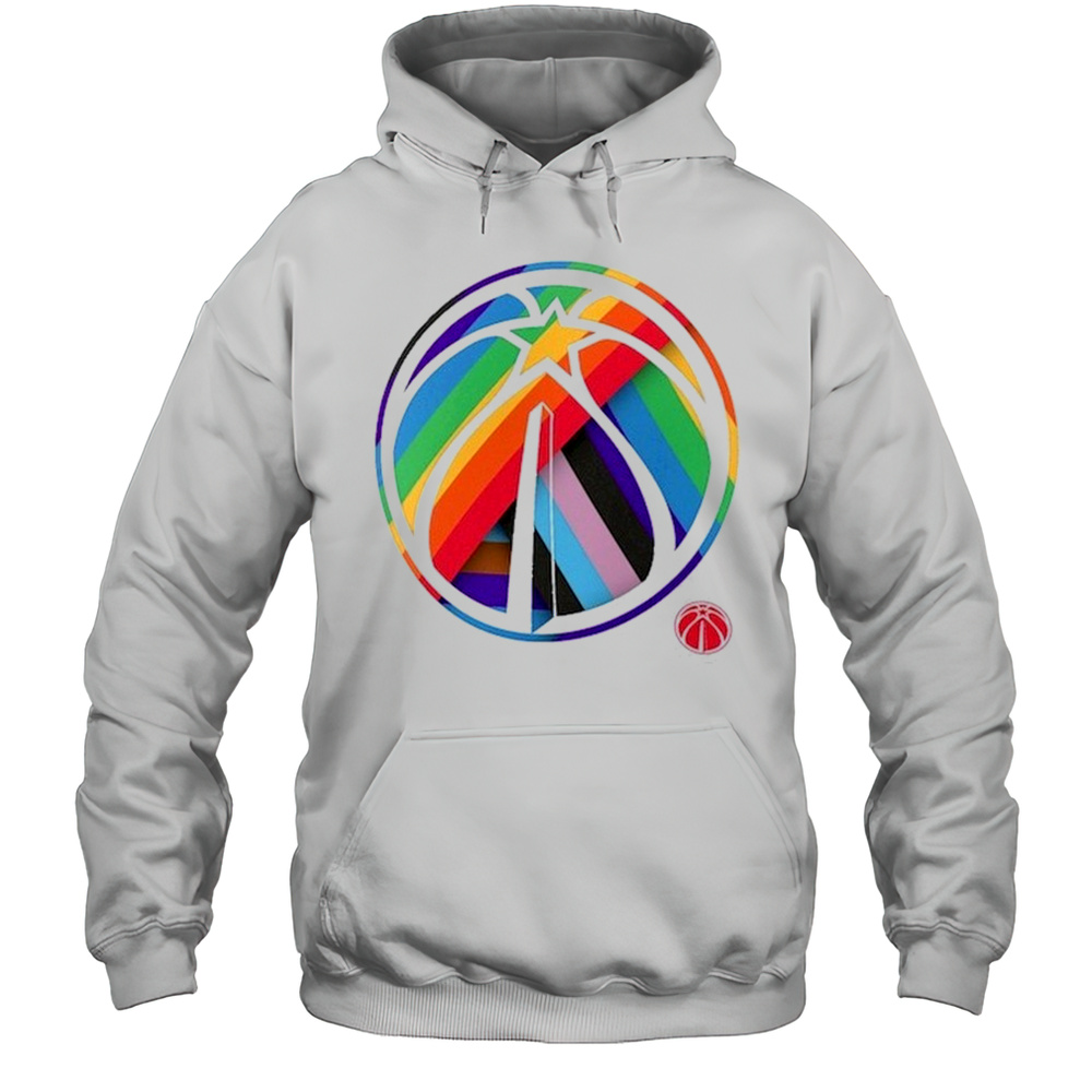 Washington Wizards Team Logo Pride T-Shirt Unisex Hoodie