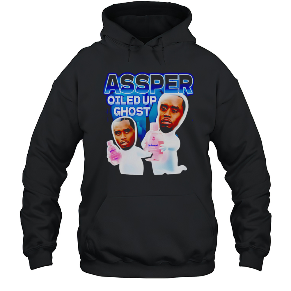 Assper Oiled Up Ghost Meme Shirt Unisex Hoodie