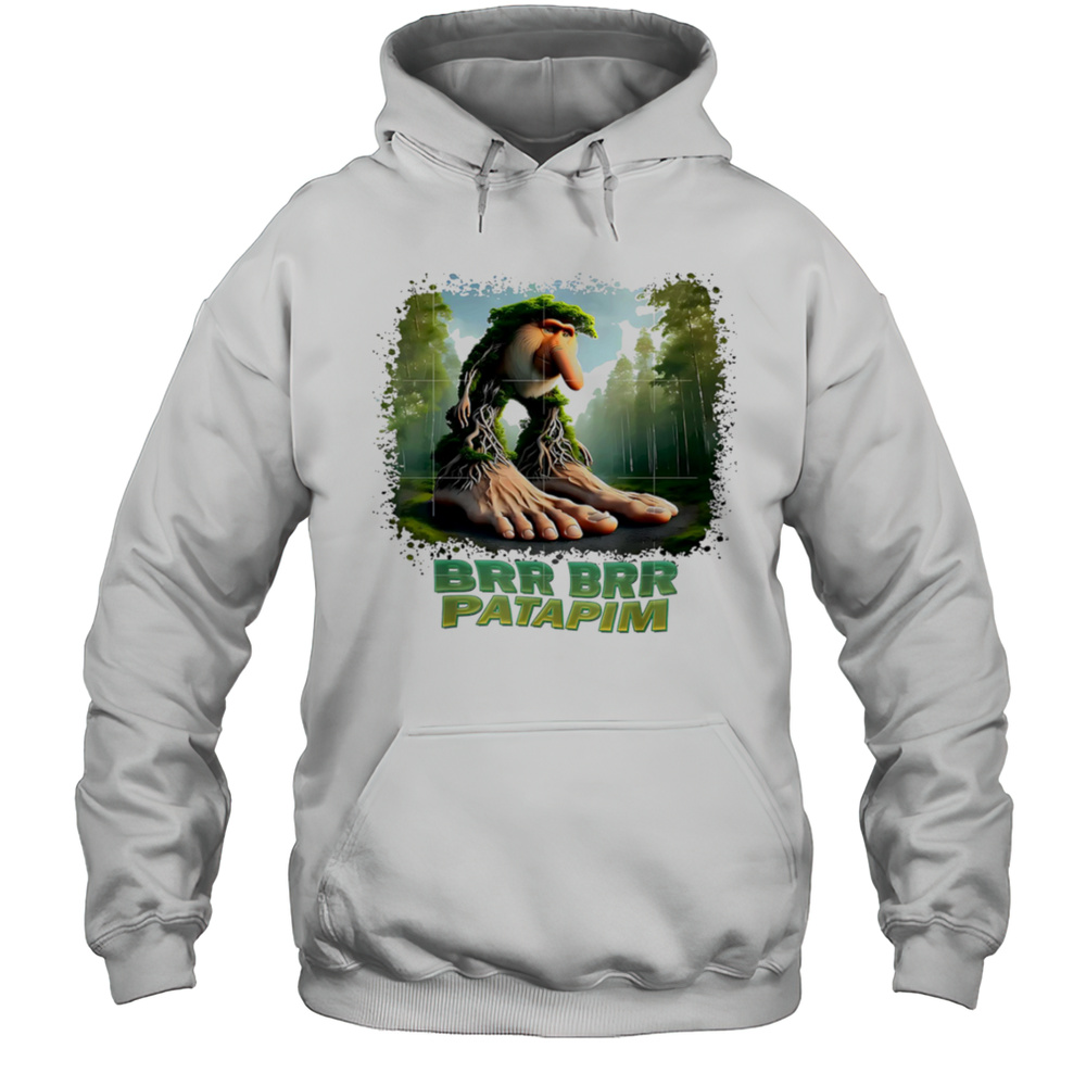 Brr Brr Patapim Italian Brainrot Meme Shirt Unisex Hoodie