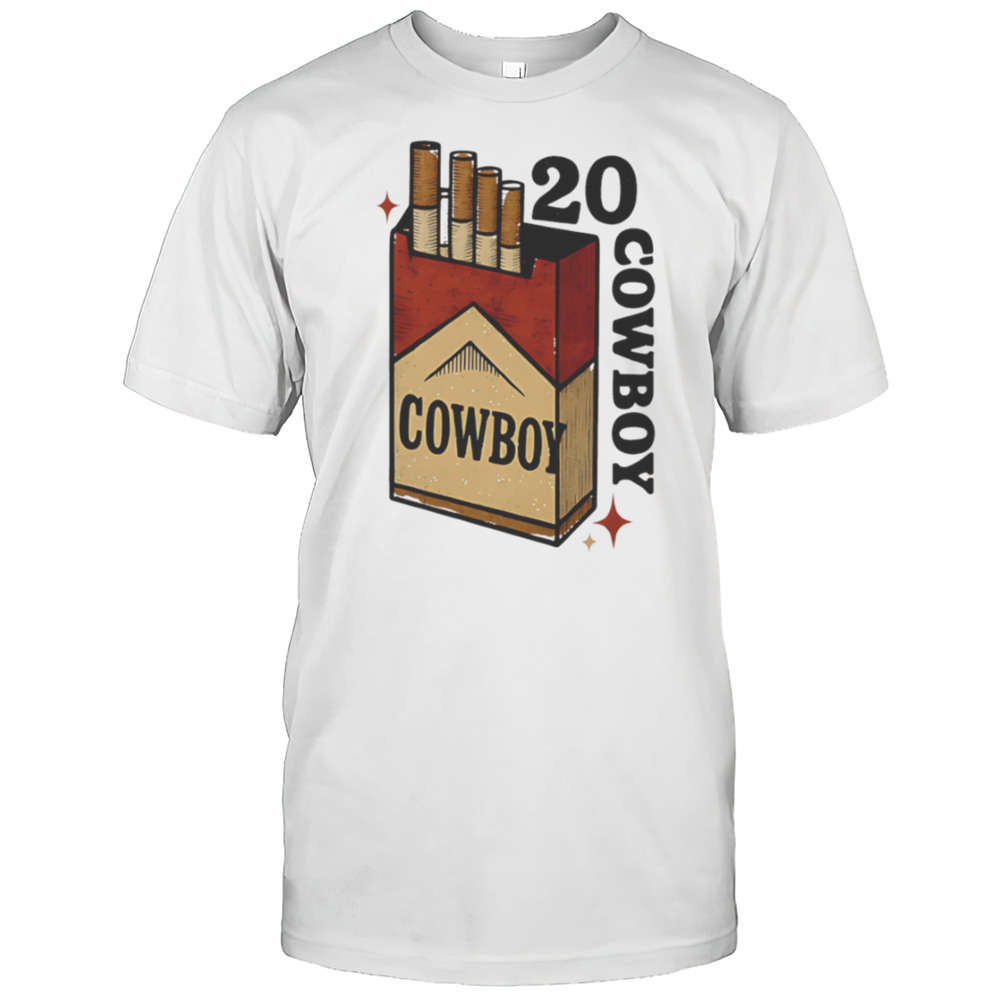 Cigarette Pack 20 Cowboy Classic Vintage Shirt