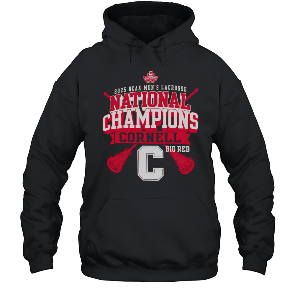 Cornell Lacrosse National Championship 2025 Shirt Unisex Hoodie