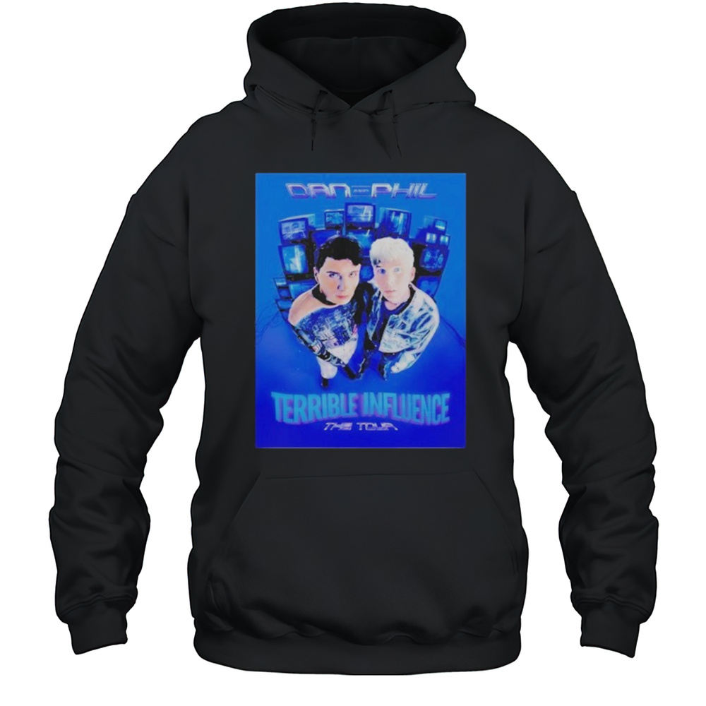 Dan And Phil Terrible Influence The Tour 2025 Shirt Unisex Hoodie