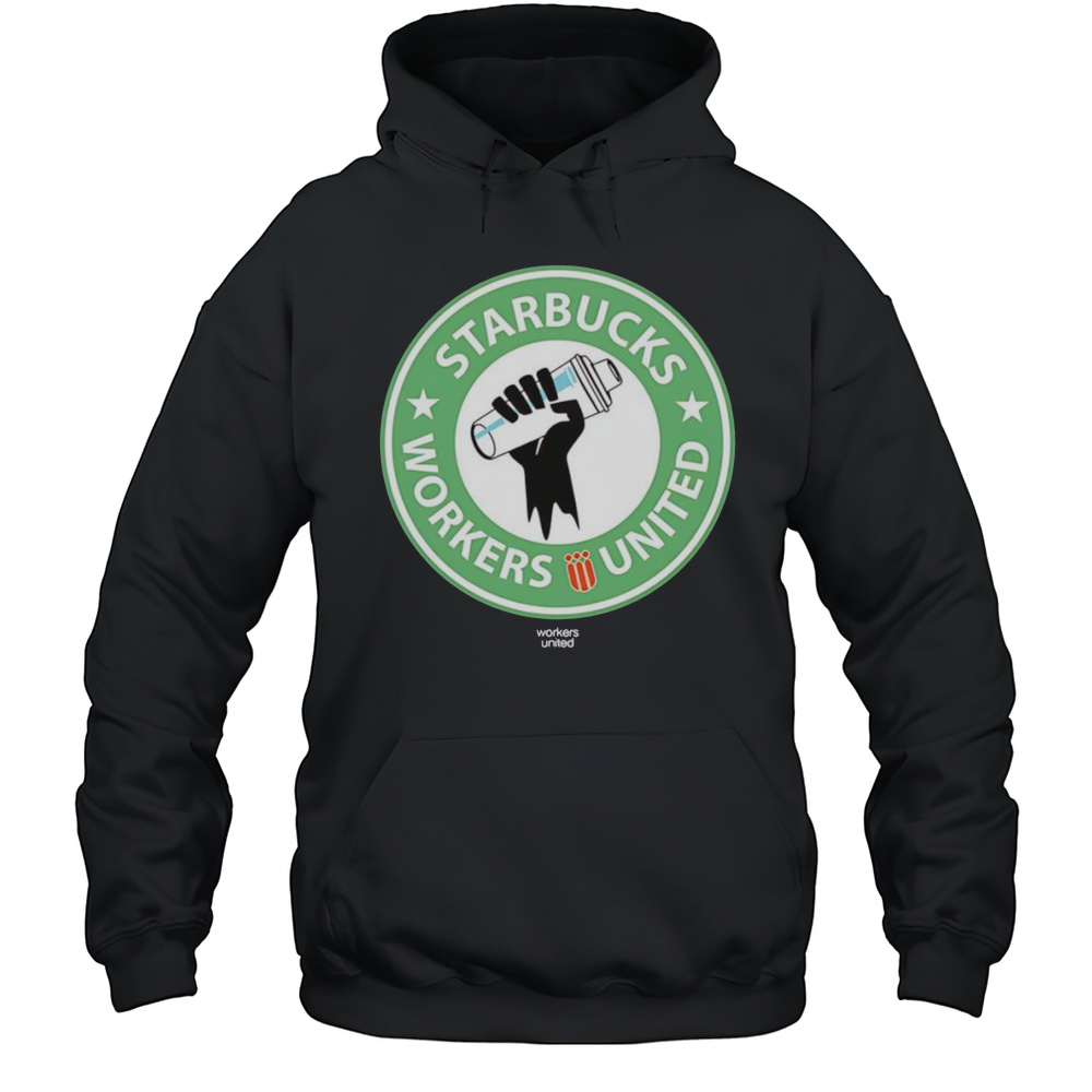 Defiant Ls Starbucks Workers United Union Shirt Unisex Hoodie