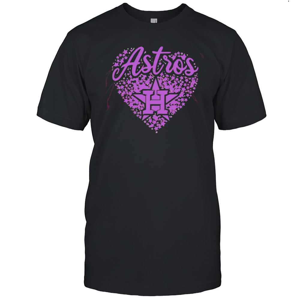 Houston Astros Princess 2025 Heart Shirt