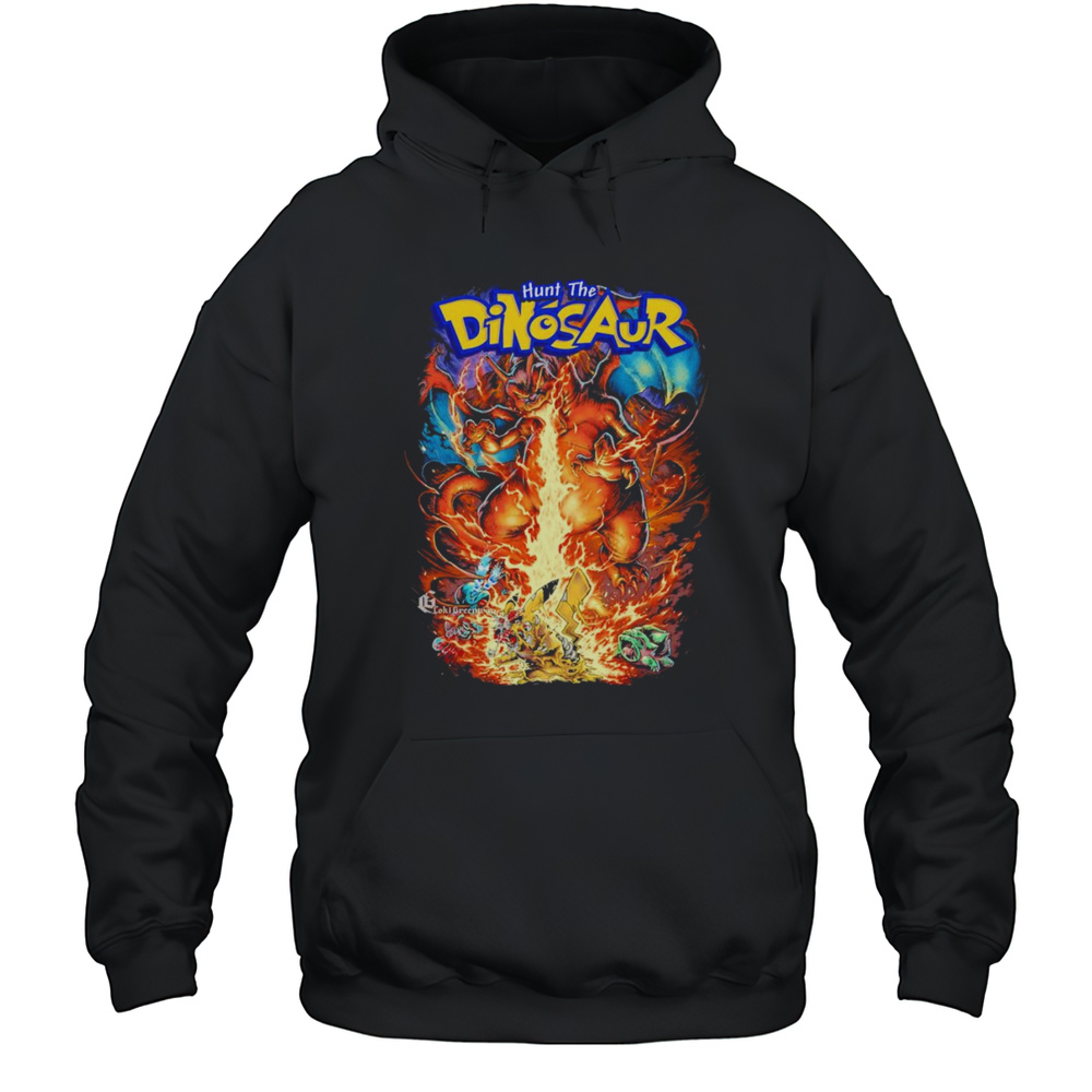 Hunt The Dinosaur Pokemon Shirt Unisex Hoodie