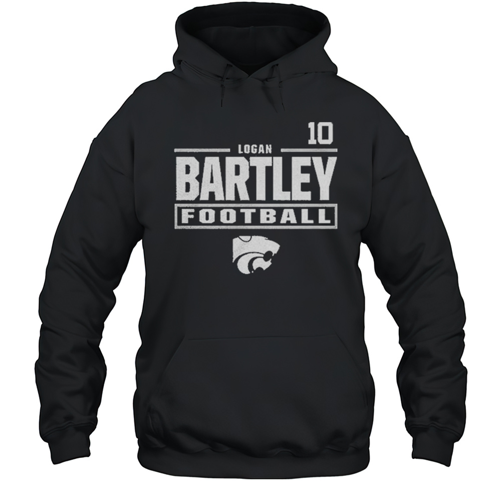 Logan Bartley Kansas State Wildcats Nil Stacked Box Player Special Shirt Unisex Hoodie