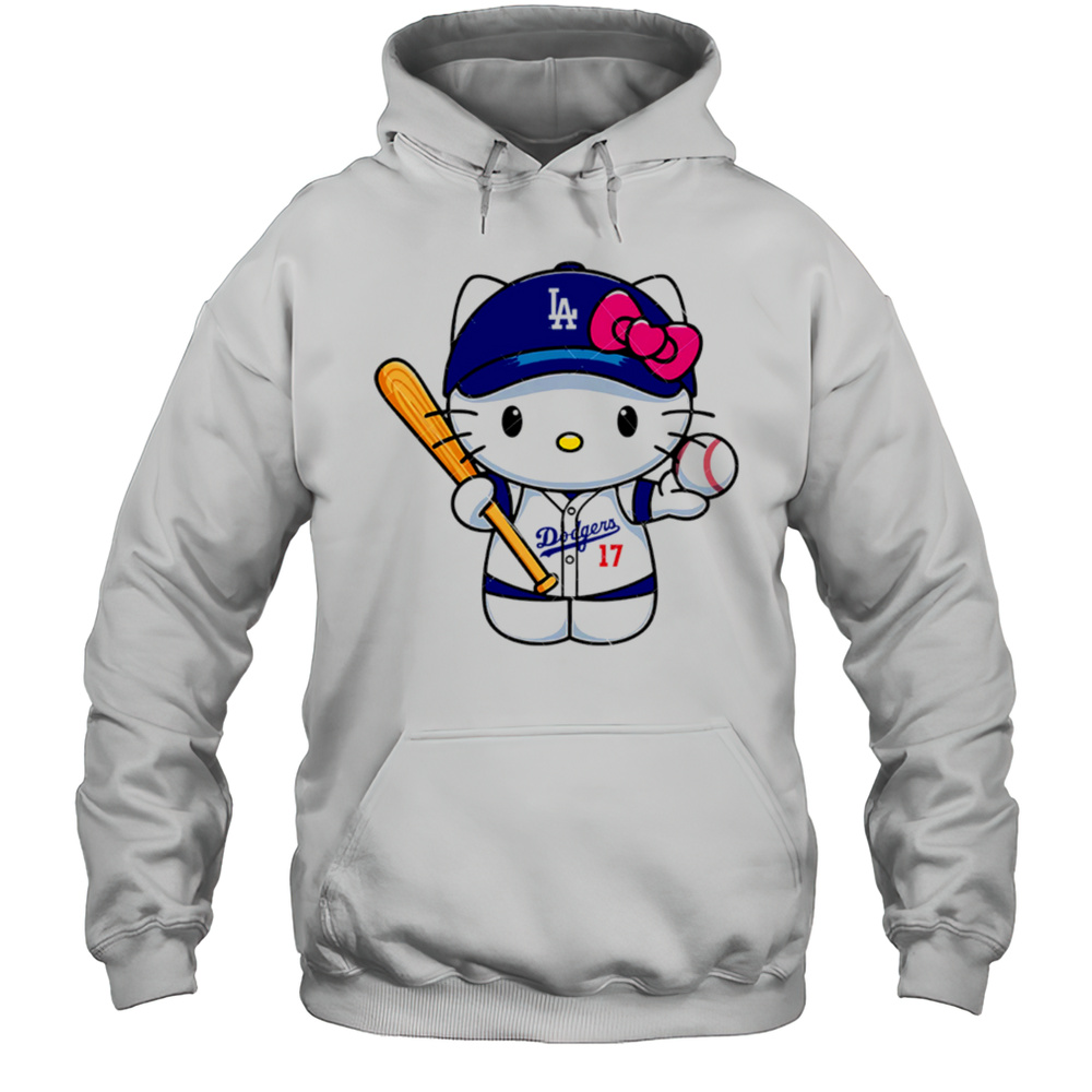 Los Angeles Dodgers Hello Kitty Hello Kitty Baseball Shirt Unisex Hoodie