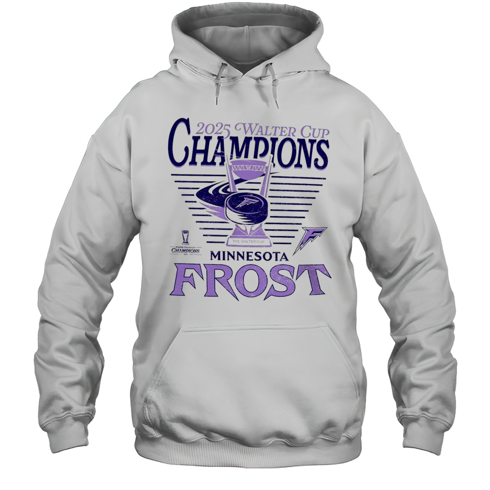 Minnesota Frost Stadium Essentials Championship Upwards 25 Crew Shirt Unisex Hoodie