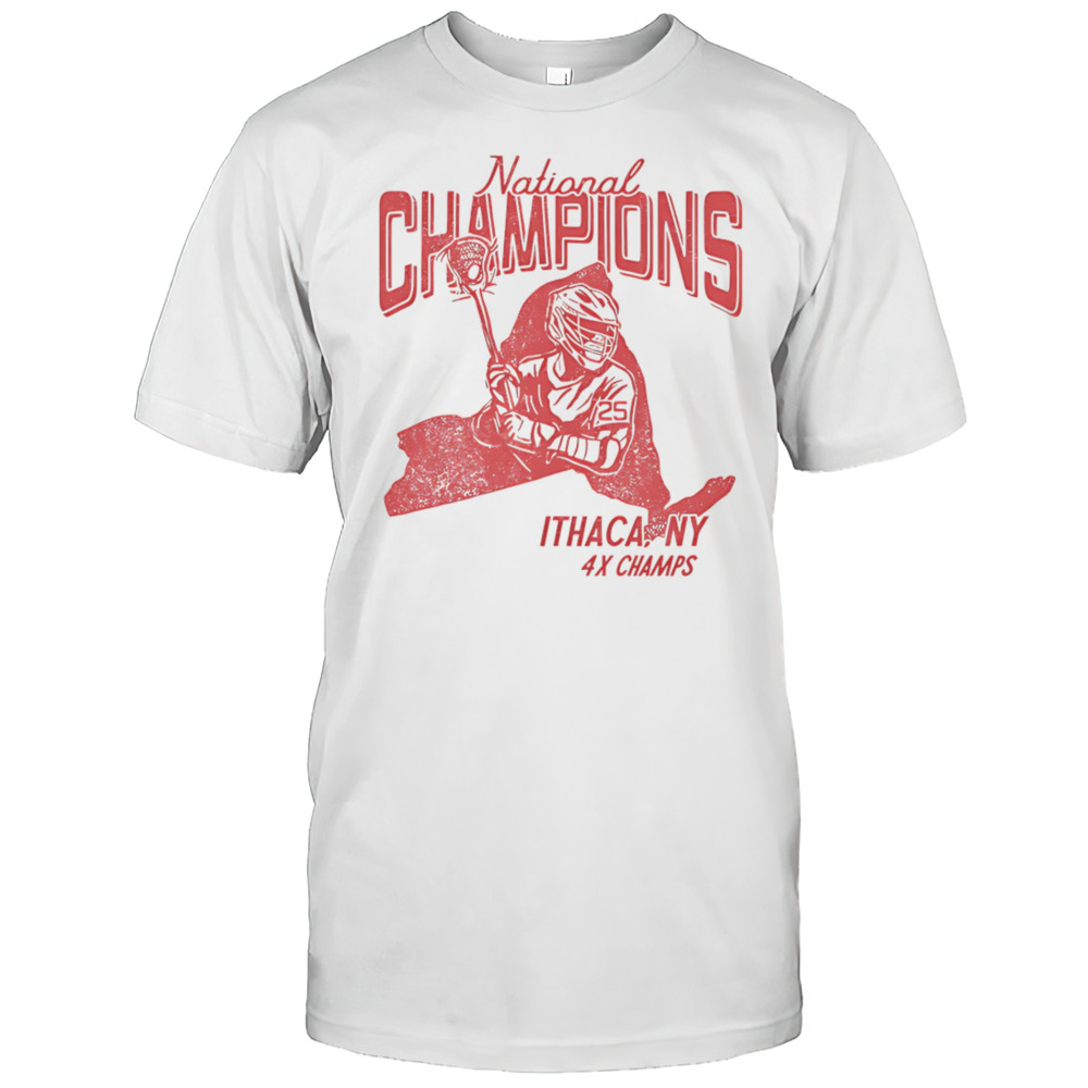 National Champions Ithaca NY 4x Champs Shirt