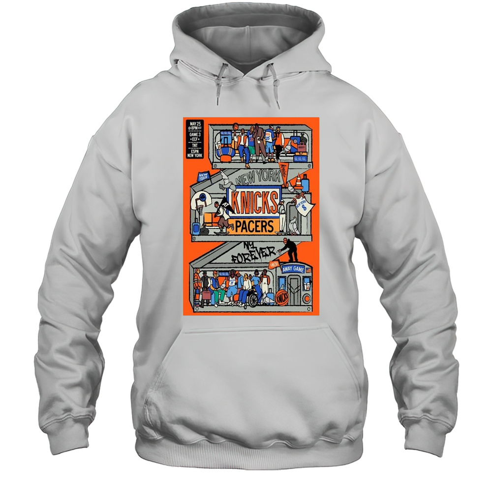 New York Knick New Game Day Series 2025 ECF Campaign NBA Shirt Unisex Hoodie
