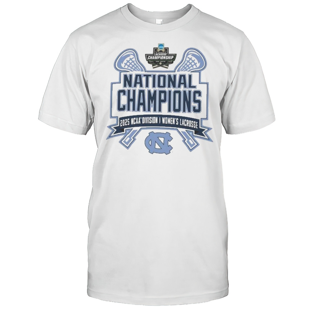 North Carolina Tar Heels 2025 NCAA Womens Lacrosse National Champions Jersey Shirt