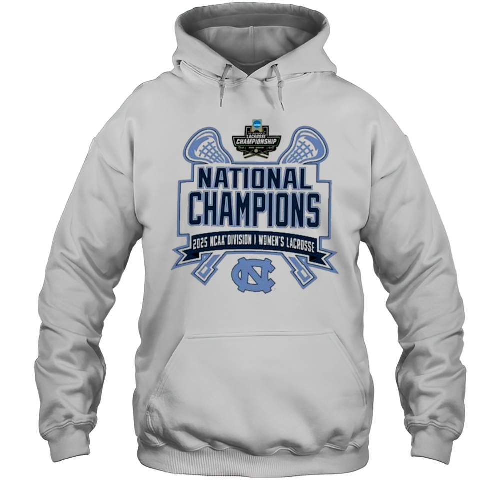 North Carolina Tar Heels 2025 NCAA Womens Lacrosse National Champions Jersey Shirt Unisex Hoodie