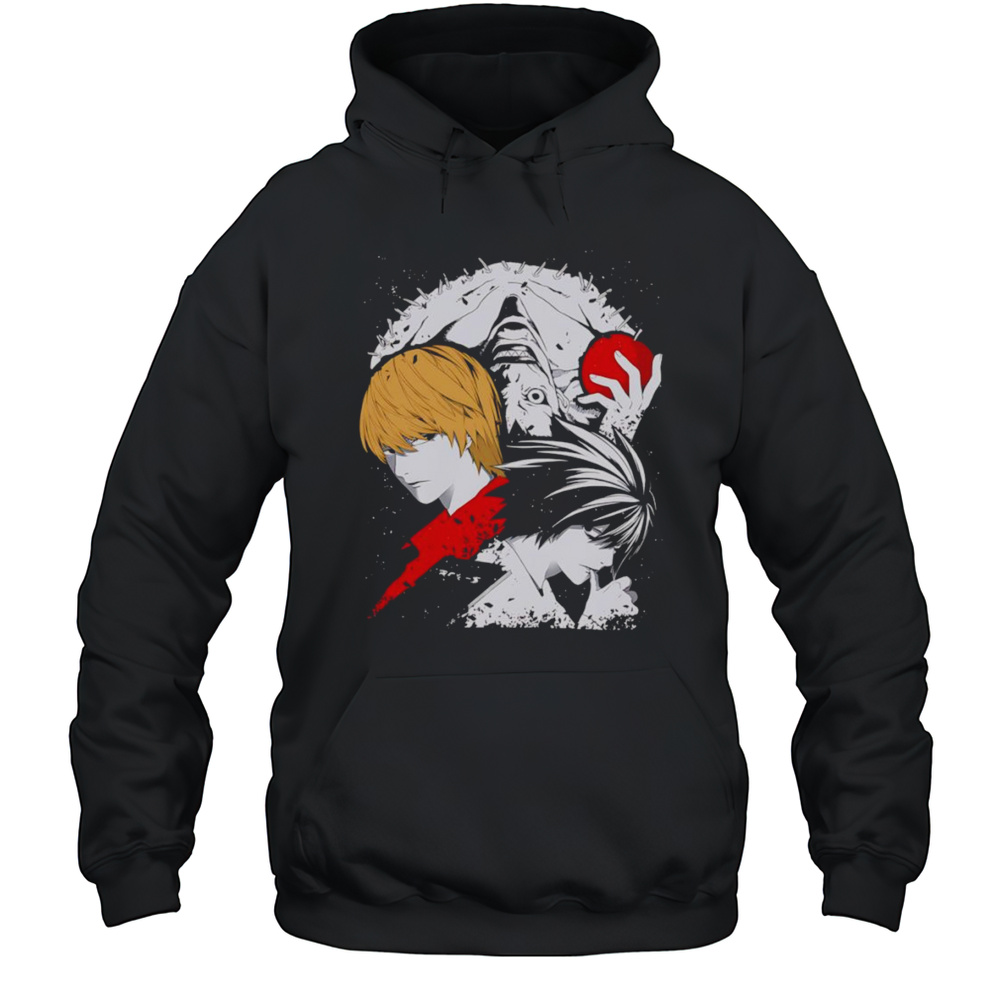 Note Of Death Light And L Shirt Unisex Hoodie