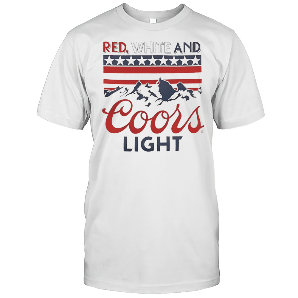 Red White And Coors Light Shirt