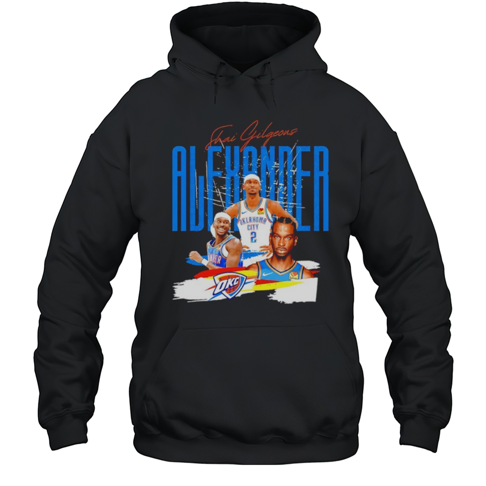 Shai Gilgeous-Alexander Oklahoma City Thunder MVP NBA Basketball Graphic Shirt Unisex Hoodie