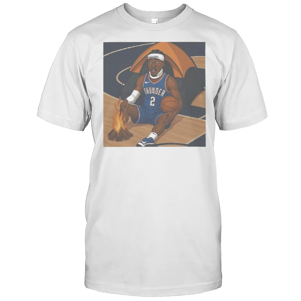 Shai Gilgeous-Alexander On Fire Shirt
