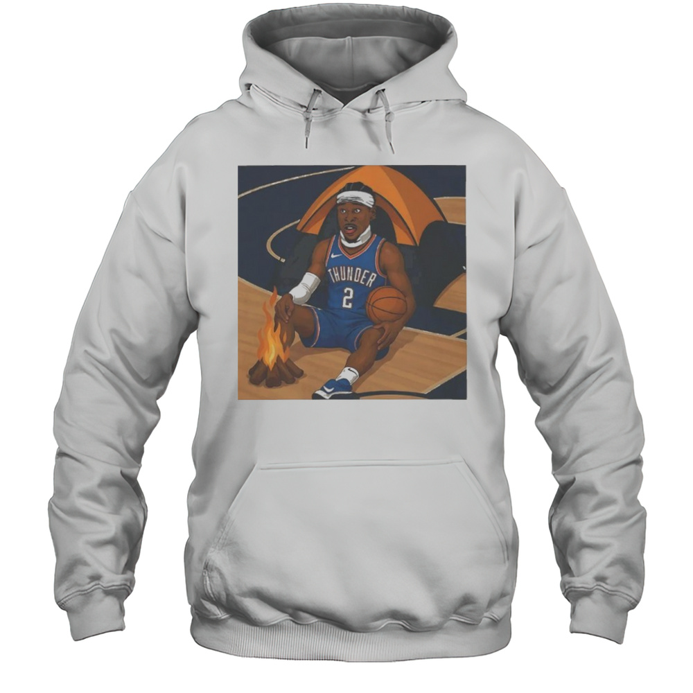 Shai Gilgeous-Alexander On Fire Shirt Unisex Hoodie