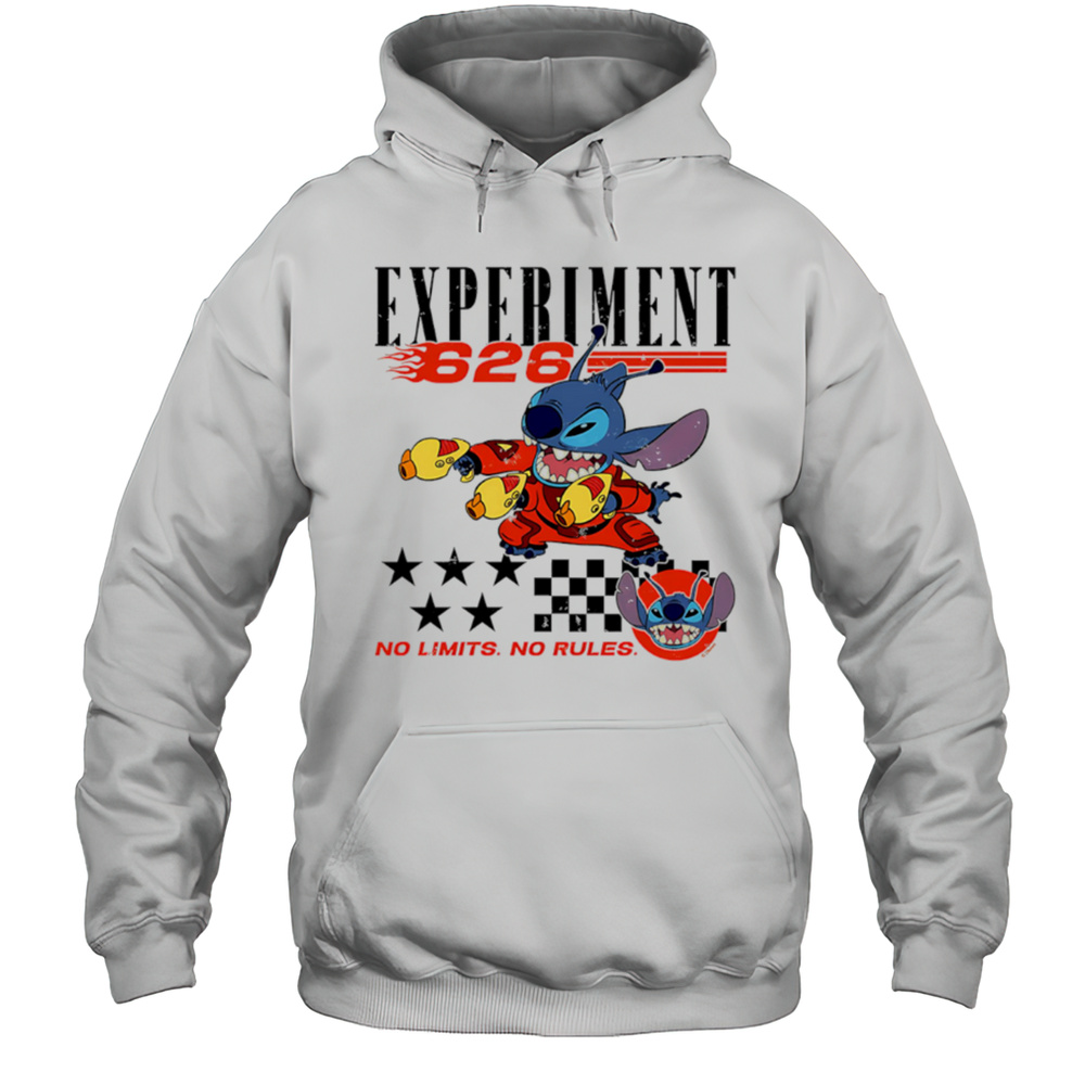 Stitch Racing Experiment 626 No Limits No Rules Shirt Unisex Hoodie