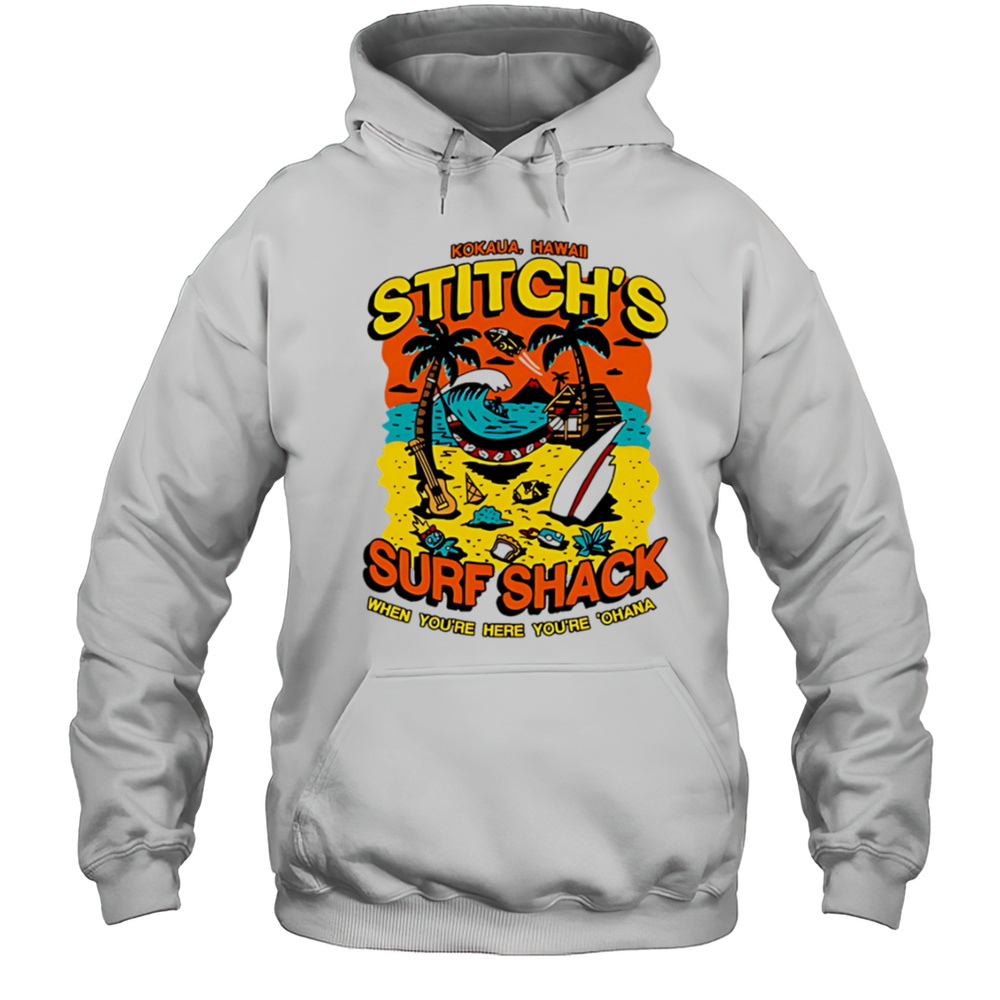 Stitchs Surf Shack Shirt Unisex Hoodie
