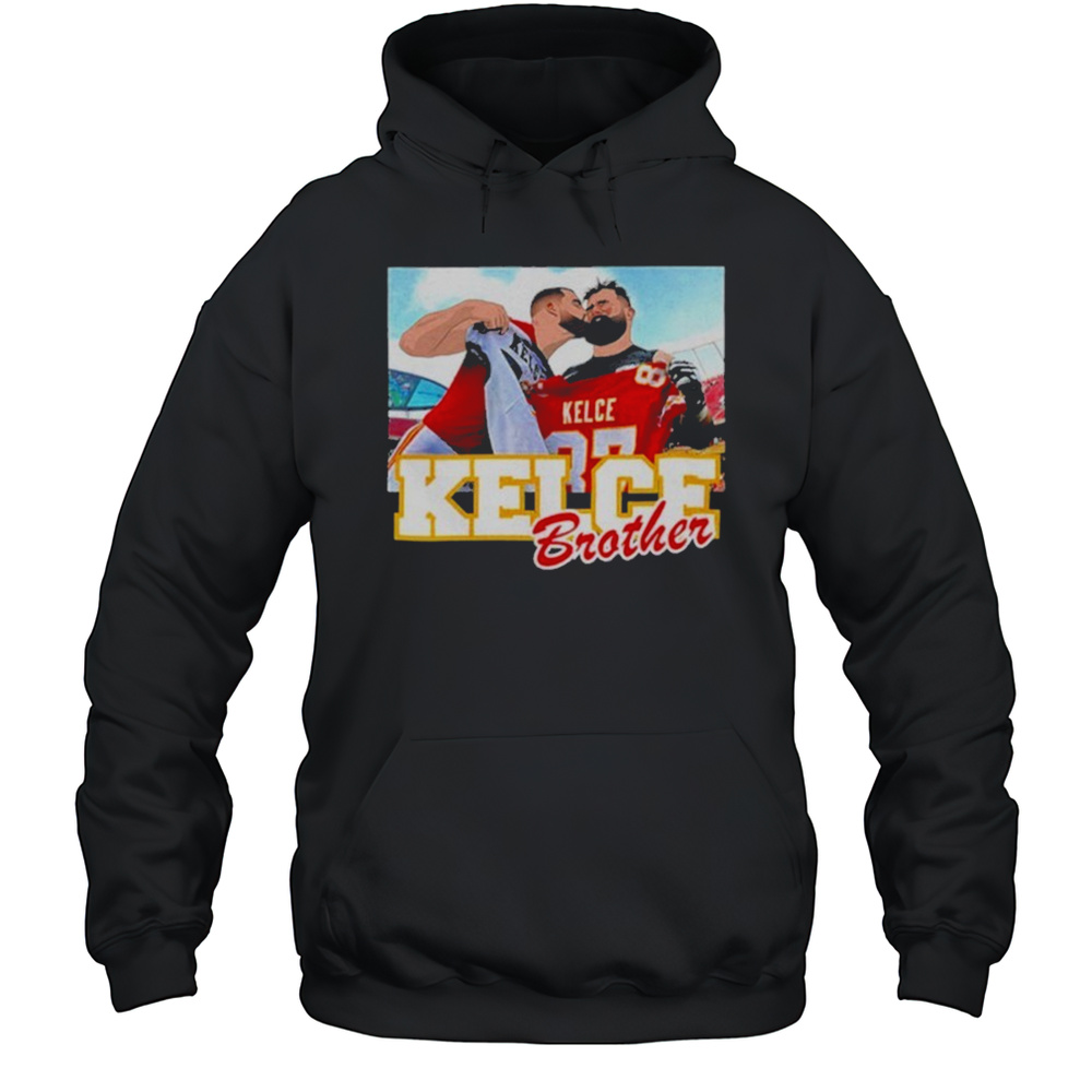 The Kelces Brothers Cartoon Shirt Unisex Hoodie