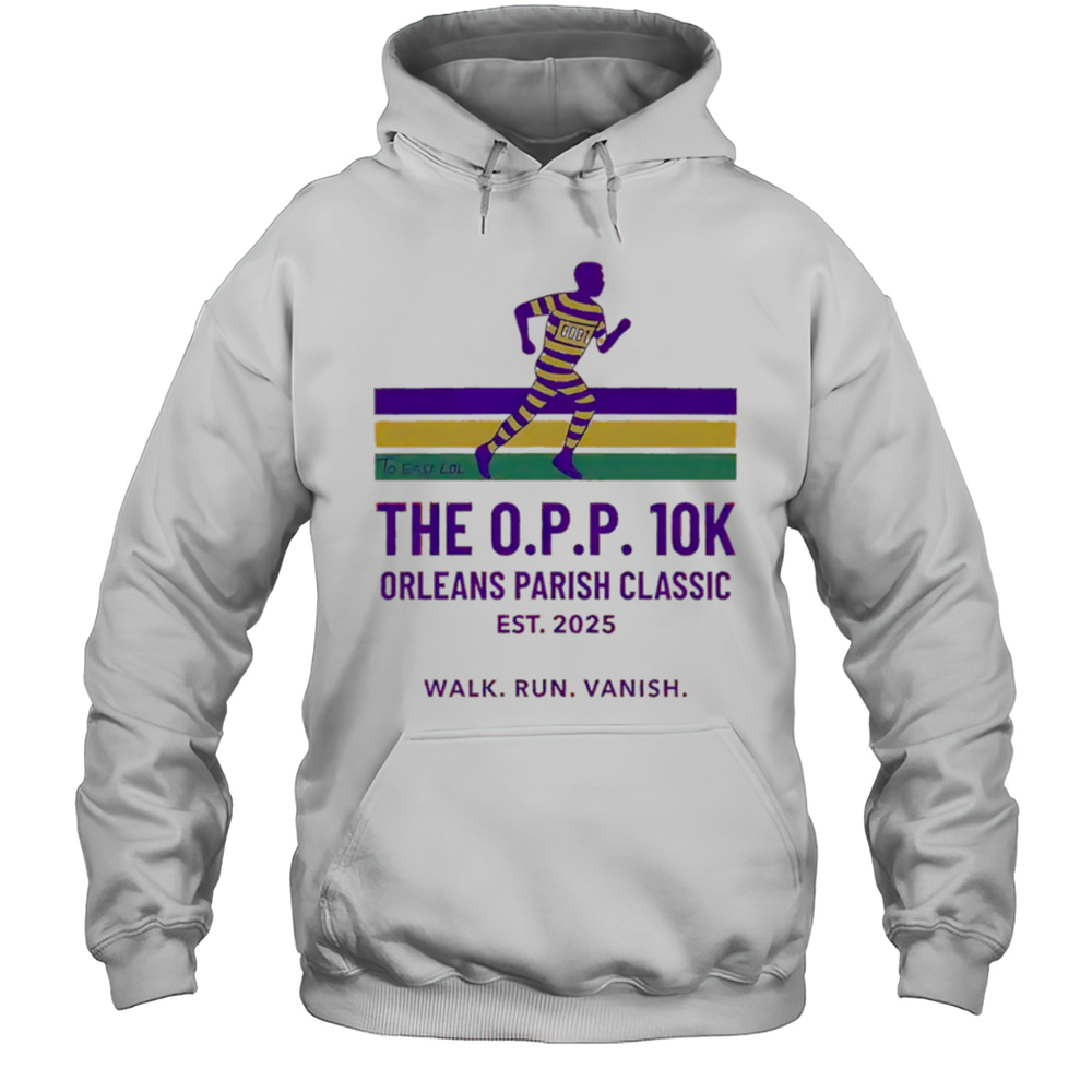 The OPP 10k Orleans Parish Classic Est 2025 Shirt Unisex Hoodie