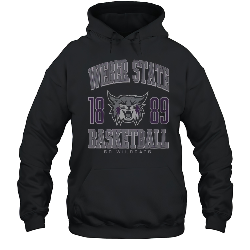 Weber State Wildcats Basketball 1889 T-Shirt Unisex Hoodie