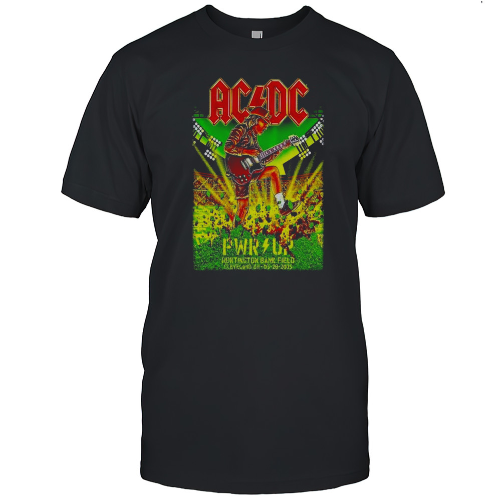ACDC In Cleveland OH On May 28 2025 Tour Shirt