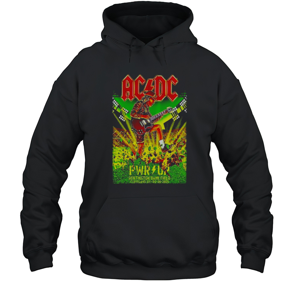 ACDC In Cleveland OH On May 28 2025 Tour Shirt Unisex Hoodie