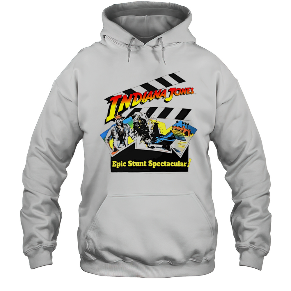 Indiana Jones Epic Stunt Spectacular Vinatge Shirt Unisex Hoodie