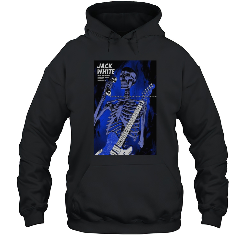 Jack White Channel 24 Sacramento CA May 26 2025 Concert Shirt Unisex Hoodie