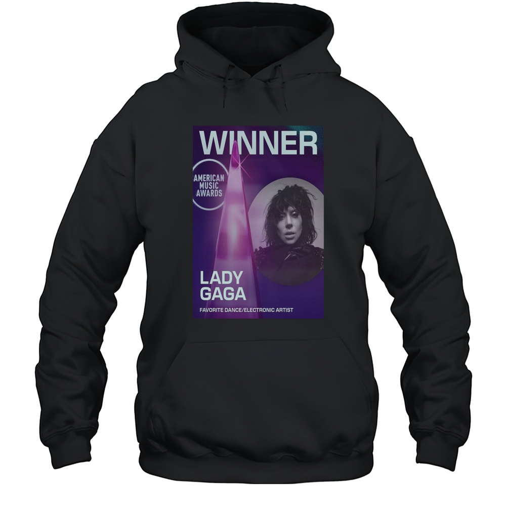 Lady Gaga AMAs 2025 Winner Favorite Dance Electronic Artist Shirt Unisex Hoodie