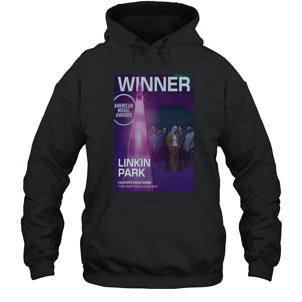 Linkin Park The Emptiness Machine AMAs 2025 Favorite Rock Song Winner Shirt Unisex Hoodie