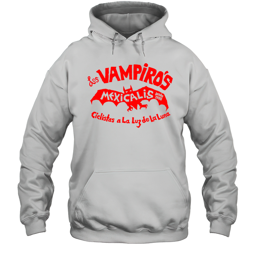 Los Vampiros Mexico Desde 1938 Ciclistas A La Luz De La Luna Shirt Unisex Hoodie