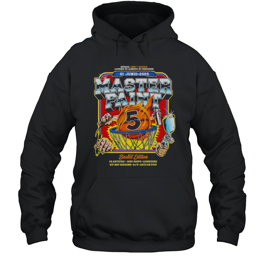 Master Paint 5 Basket Edition 2025 Indiana Pacers Shirt Unisex Hoodie