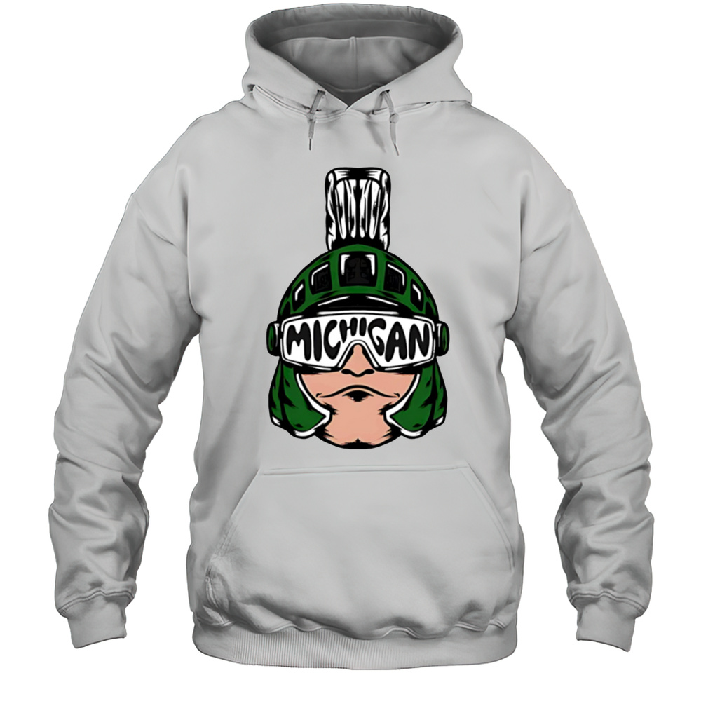 Michigan Spartans Head Mascot Shirt Unisex Hoodie