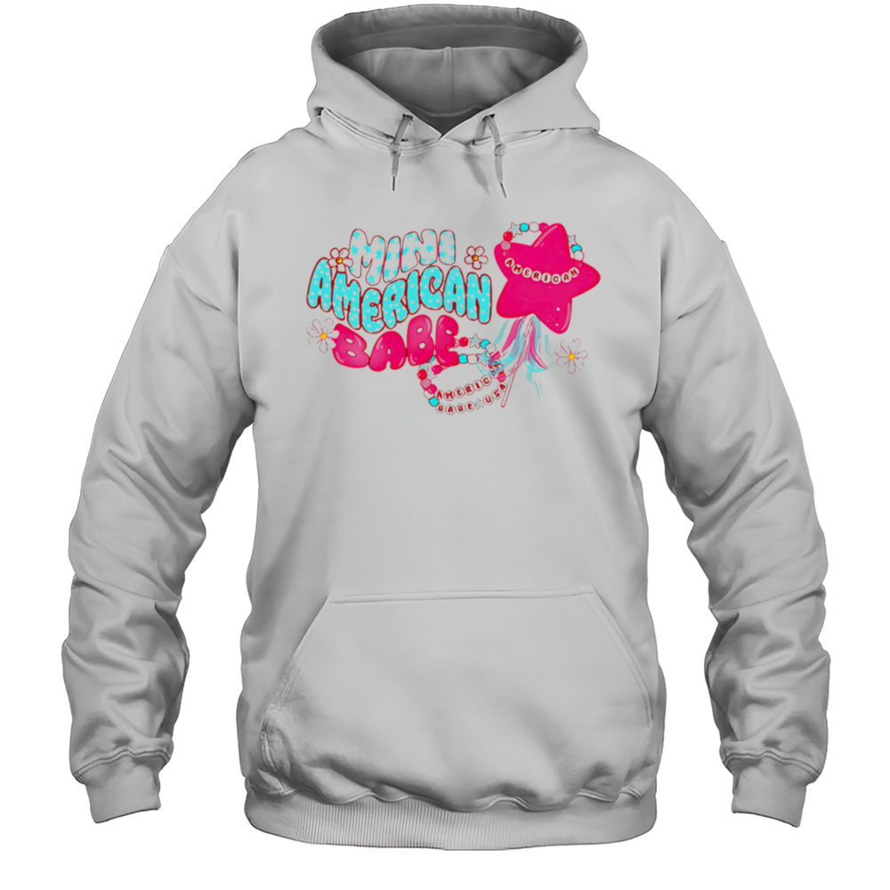 Mini American Babe USA Shirt Unisex Hoodie