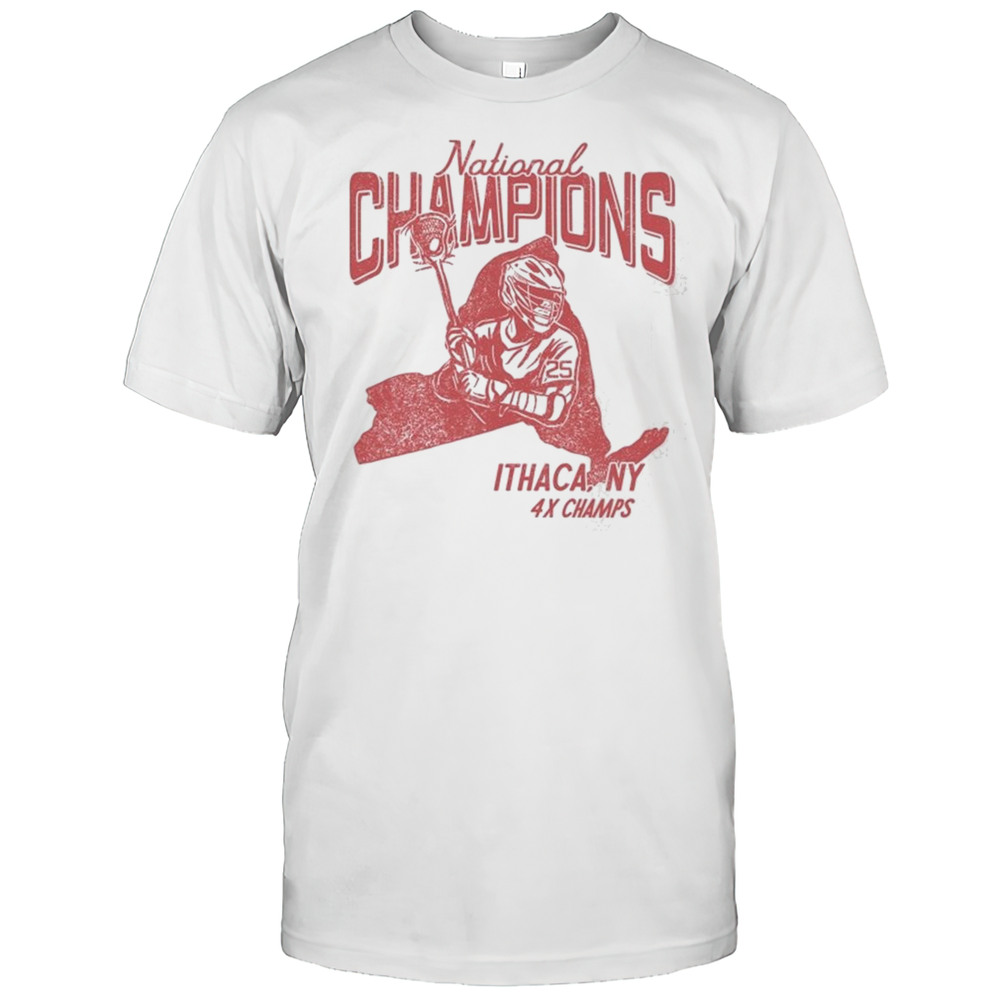 National Champions Ithaca NY 4x Champs Shirt