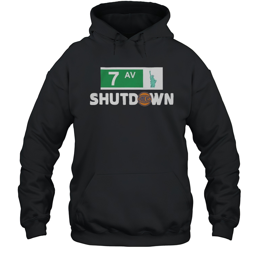 New York Knicks 7th Avenue Shutdown Shirt Unisex Hoodie