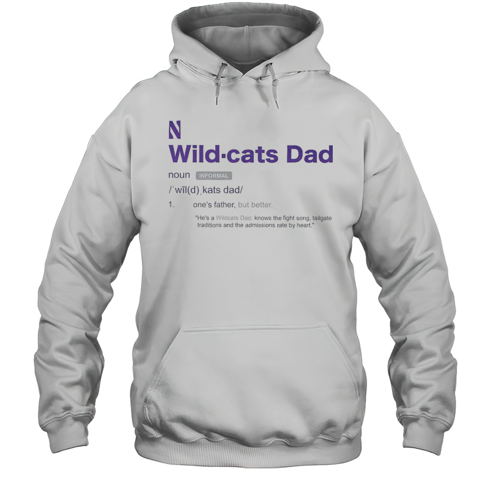 Northwestern Wildcats Dad Definition Shirt Unisex Hoodie